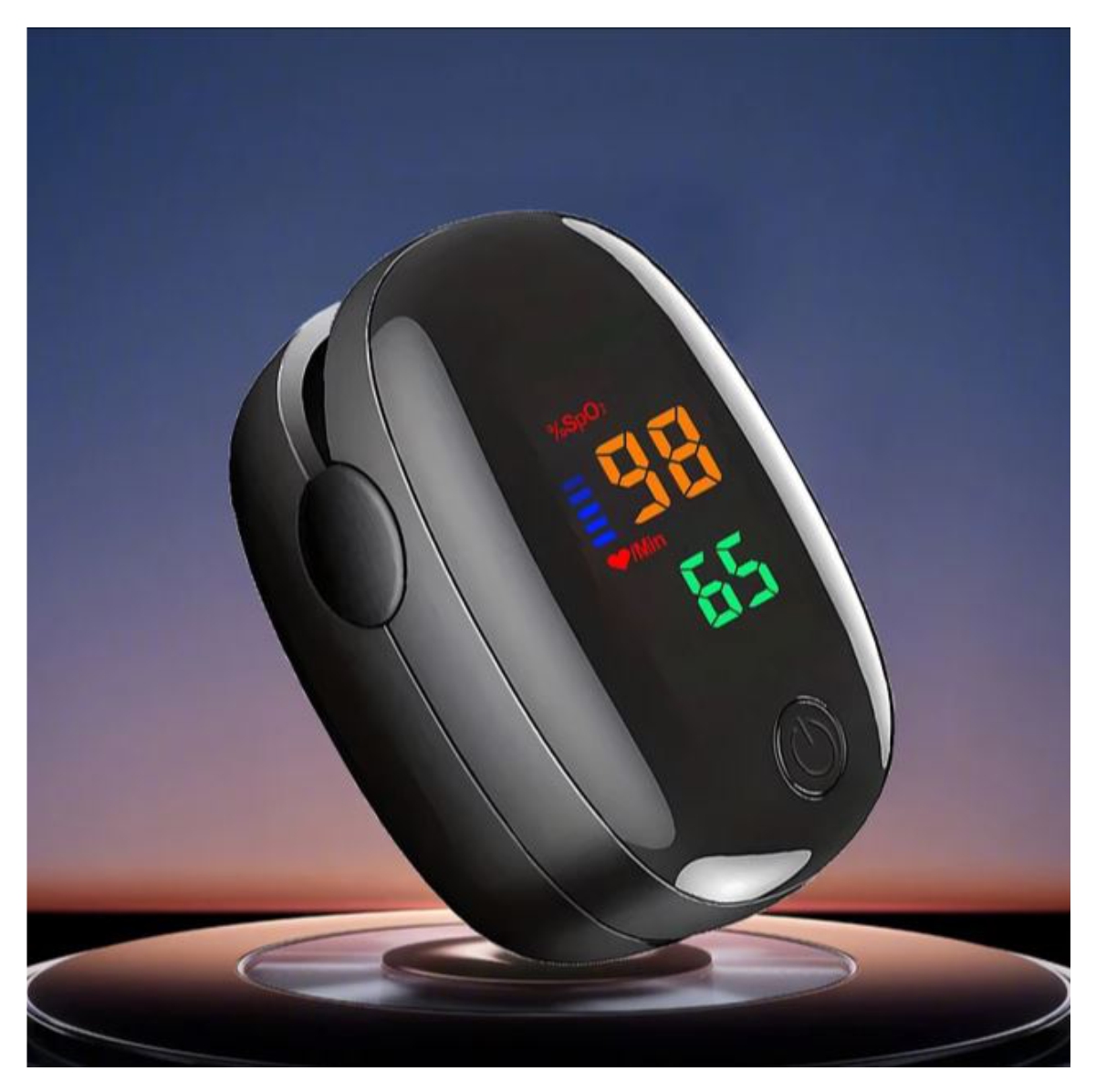 Miniatura 3 de Oximetro de pulso monitor SpO2 sin curva